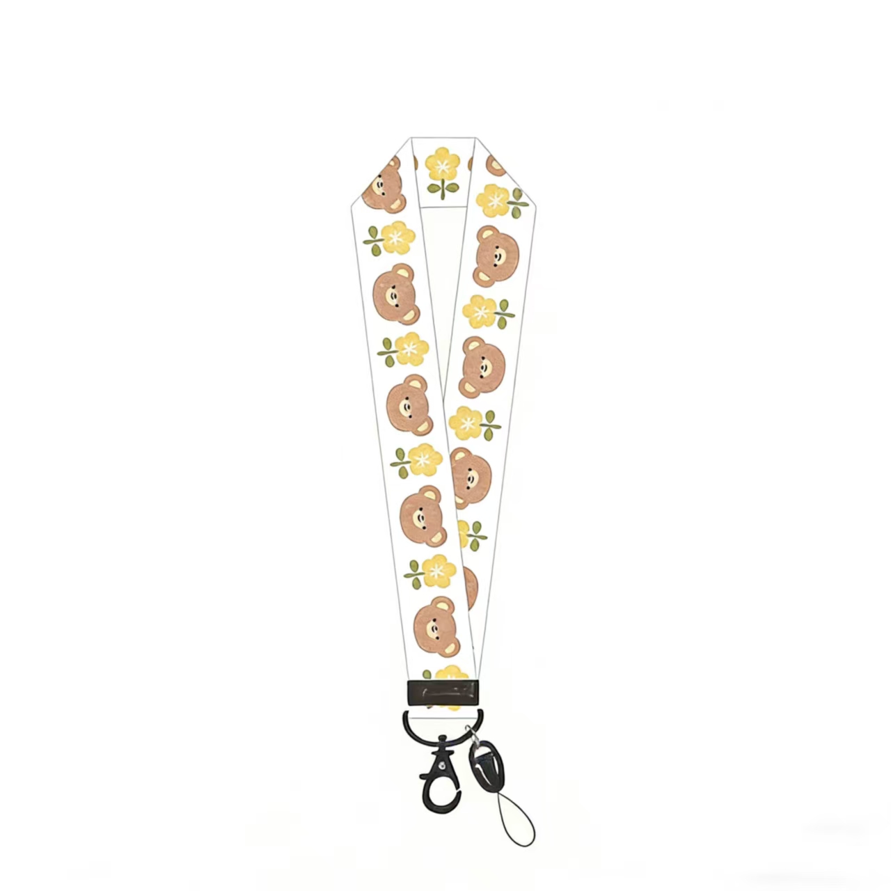 Cute Cartoon Polyester Lanyard