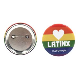 Custom Rainbow Button Badge