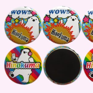 Button Badge with Soft Magnet