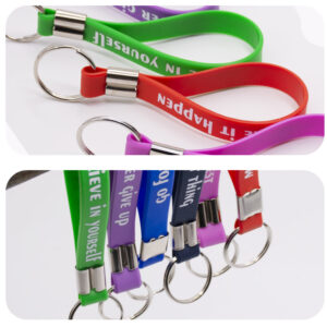 Silicone Wristband Keychain