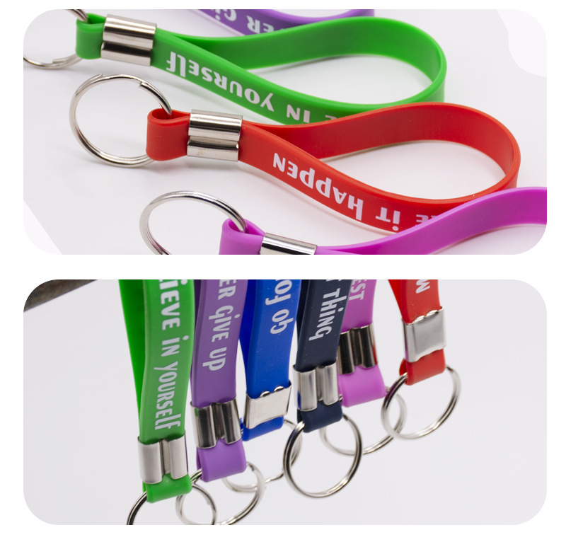 Silicone Wristband Keychain