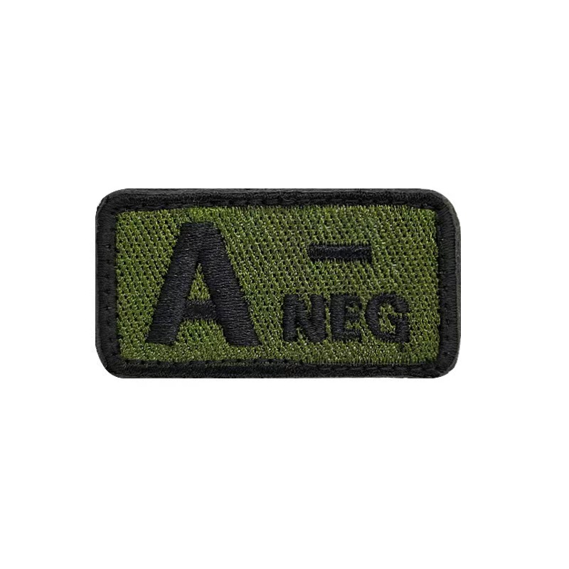 Custom Blood Type Embroidery Patches - Image 8
