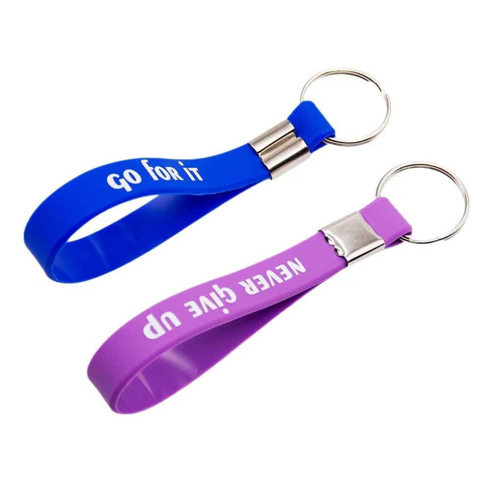 Silicone Wristband Keychain - Image 2