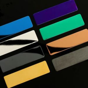 Stainless Steel & Plastic Name Badge