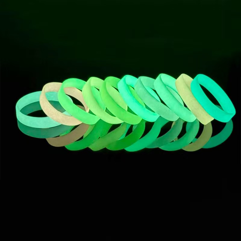 Custom Glow In Dark Silicone wristband - Image 2
