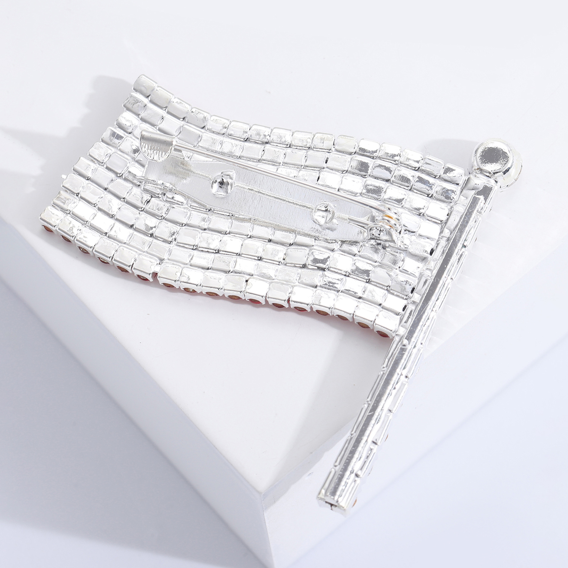 Custom Flag Rhinestone Pin - Image 5