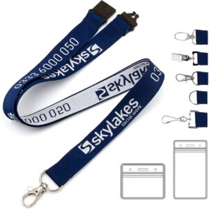 Woven Polyester Lanyard With PVC Card