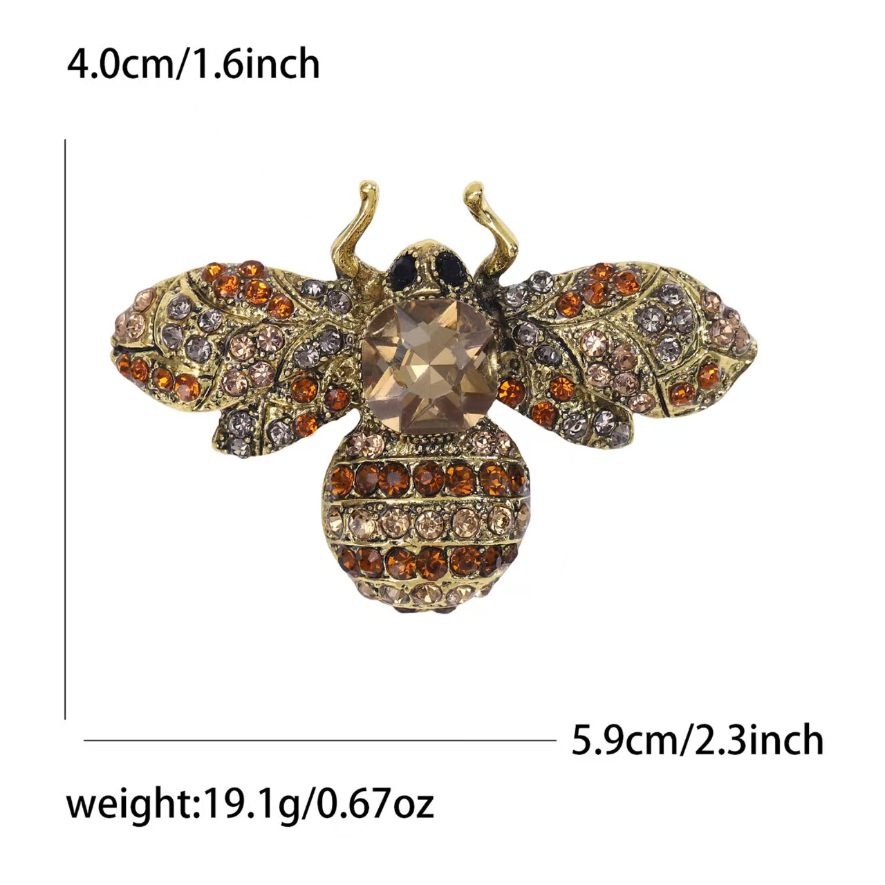 Custom Rhinestone Pin - Image 5