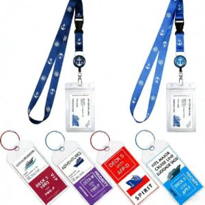 Innovative Polyester Lanyard With Steel Badge & PVC Holder