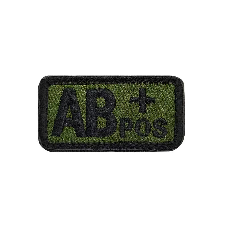Custom Blood Type Embroidery Patches - Image 5