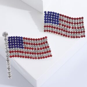 Custom Flag Rhinestone Pin