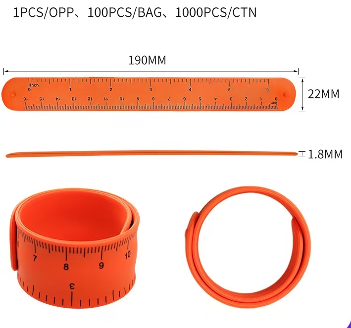 Custom Ruler Slap Bracelet - Image 2