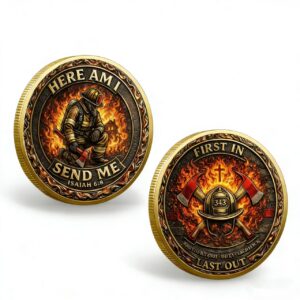 Custom Firefighter Challenge Coins