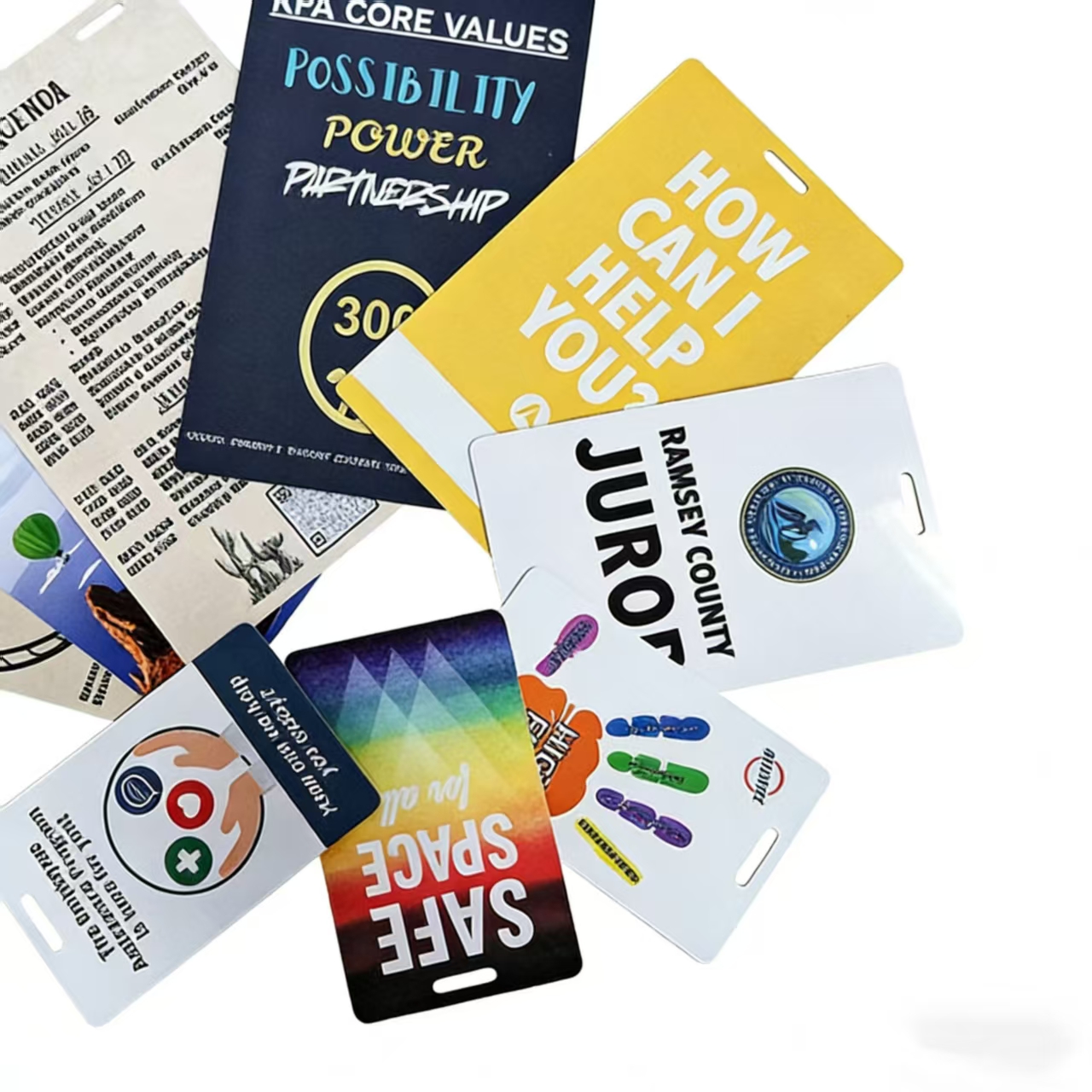 Custom Polyester Lanyard With PVC Card - Image 2