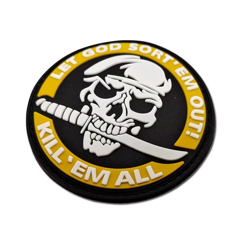 Custom Skull PVC Badge - Image 4