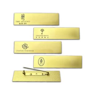 Zinc Alloy Name Badge
