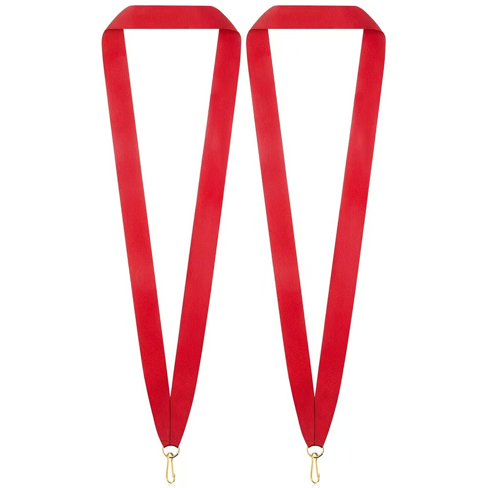 Medal Ribbon Polyester Flat Lanyard - Image 2