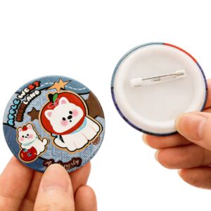 Cute Cartoon Button Badge