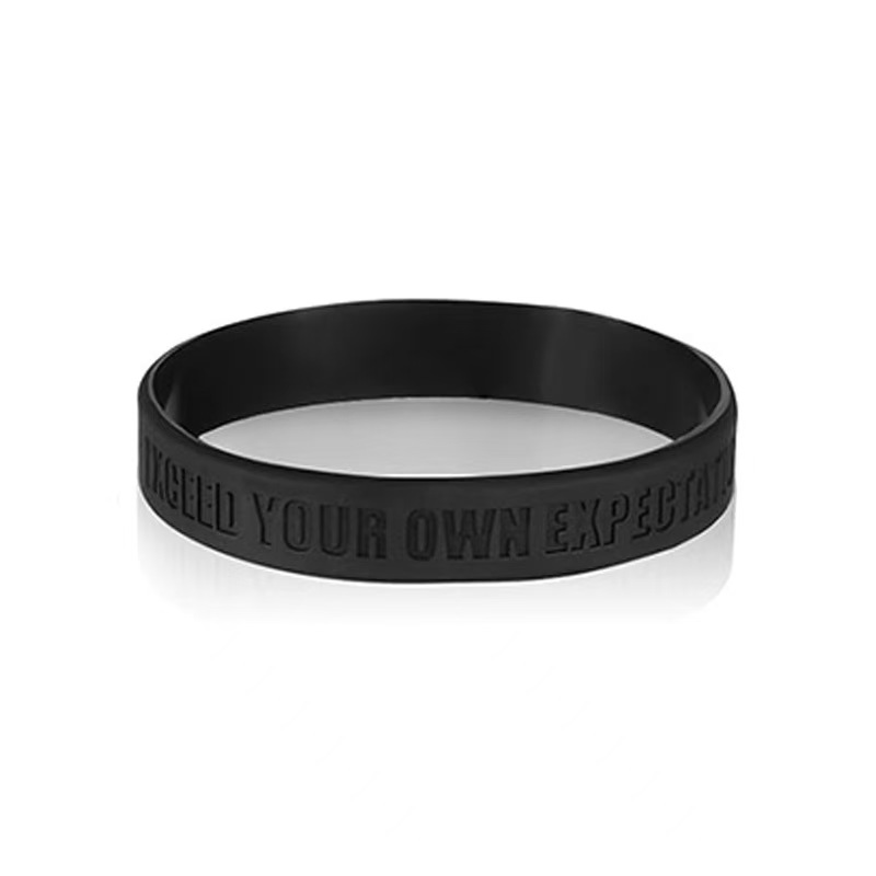 Custom Debossed Silicone Wristband - Image 2