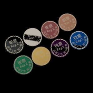 Round Stainless Steel & Plastic Name Badge