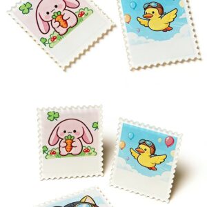 Acrylic Fridge Magnet - Stamp Series