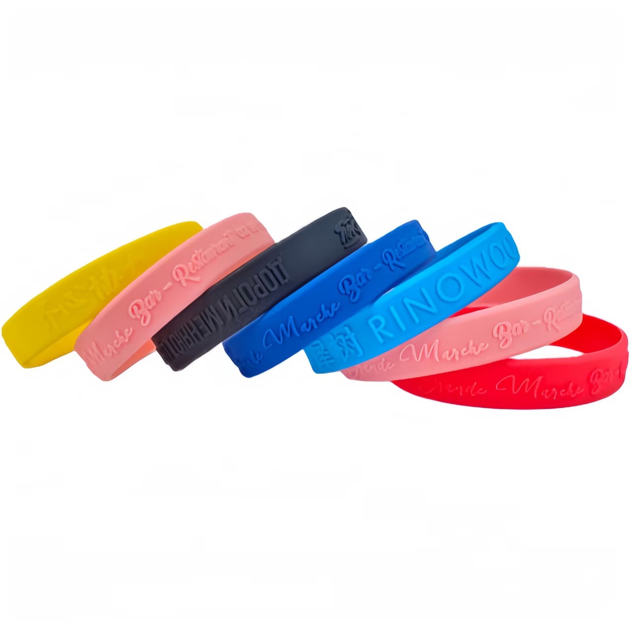 Custom Embossed Silicone Wristband - Image 3