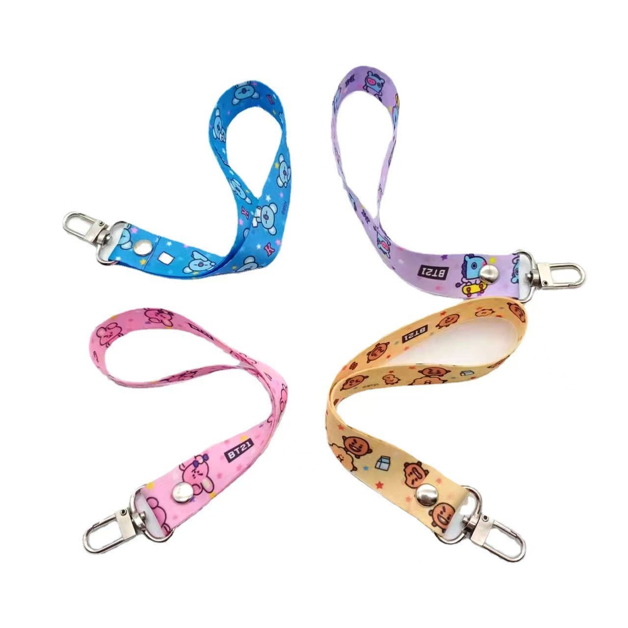 Cute Cartoon Design Short Polyester Lanyard - Image 4