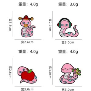 Snake Enamel Pins