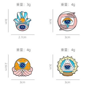 Eye Enamel Pins