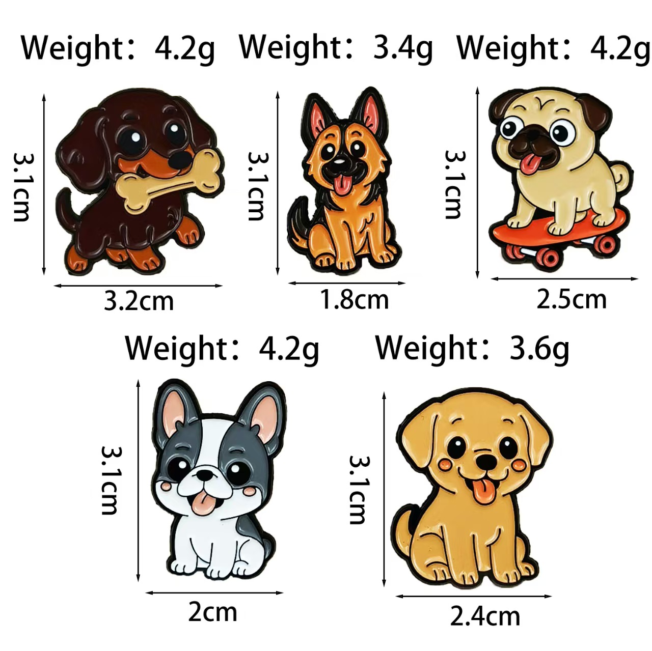 Dog Enamel Pins - Image 2