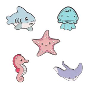 Ocean & Underwater World Enamel Pins